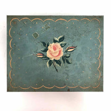 Load image into Gallery viewer, Painted Rose Metal Box