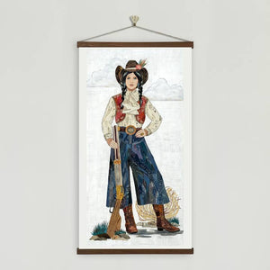 Rebecca's Ransom Cowgirl Print