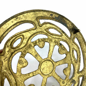 Give Thanks Brass Trivet