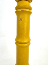 Load image into Gallery viewer, Yellow Faux Bamboo Lamp