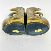 Load image into Gallery viewer, Brass Swan Bookends