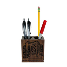 Load image into Gallery viewer, Walnut Pumpjack Pencil Holder