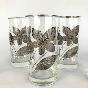 Metallic Leaf Glasses