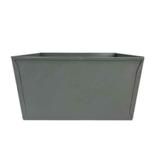 Load image into Gallery viewer, Gray Metal Bin