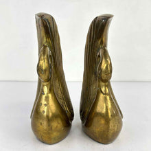 Load image into Gallery viewer, Brass Swan Bookends