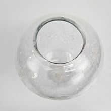 Load image into Gallery viewer, Clear Crackle Glass Vase