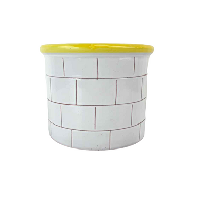 Italian Pottery Brick Planter