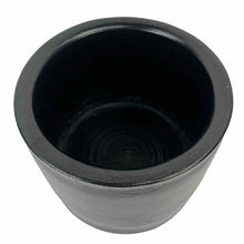 Load image into Gallery viewer, Large Black Pottery Planter
