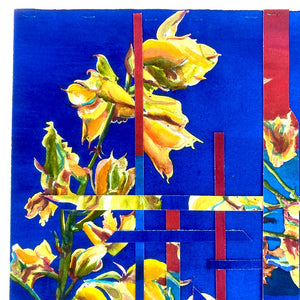Abstract Floral Watercolor Painting