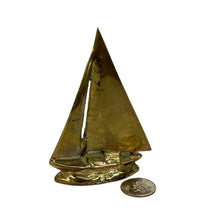 Load image into Gallery viewer, Brass Sailboat