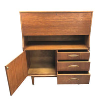 Load image into Gallery viewer, Modern Teak Secretary Desk