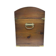 Load image into Gallery viewer, Hand Painted Wooden Trunk