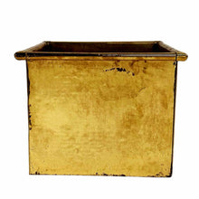 Load image into Gallery viewer, Hammered Brass Planter