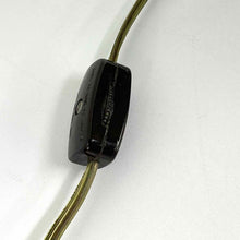 Load image into Gallery viewer, Black Floral Pottery Lamp