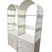 Load image into Gallery viewer, White Wicker Etagare Shelves