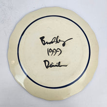 Load image into Gallery viewer, Rabbit &amp; Veggies Pottery Plate