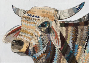 Brahman Bull Signed Print