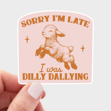 Load image into Gallery viewer, Dilly Dallying Lamb Sticker