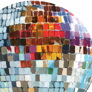 Disco Ball Painting Print