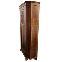 Load image into Gallery viewer, Antique Oak Hall Wardrobe