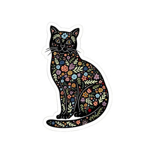 Magical Boho Cat Sticker