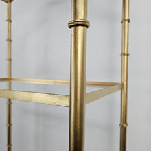 Load image into Gallery viewer, Gold Metal Rattan Shelf
