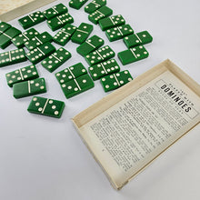 Load image into Gallery viewer, Green Marblelike Dominoes
