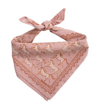 Load image into Gallery viewer, Pink Horses Bandana Scarf