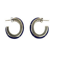 Load image into Gallery viewer, Lapis &amp; Sterling Earrings