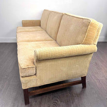 Load image into Gallery viewer, Cut Velvet Tan Couch