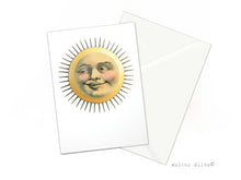 Load image into Gallery viewer, Sun Face Card