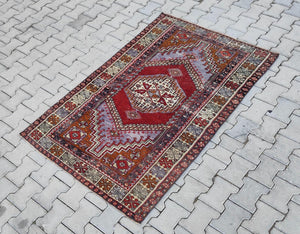 Oushak 1950s Rug