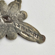 Load image into Gallery viewer, Stamped Sterling Cross Earrings