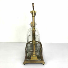 Load image into Gallery viewer, Brass Decanters Caddy Set