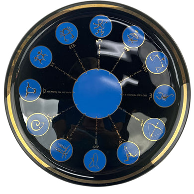 Zodiac Smoky Glass Tray