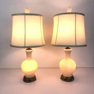 Milk Glass Lamps