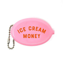 Load image into Gallery viewer, Ice Cream Money Pouch Keychain