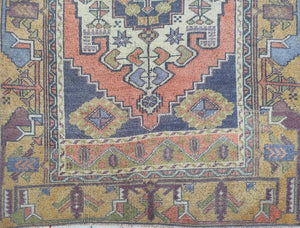 Oushak 1950s Rug