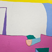 Load image into Gallery viewer, Colorful Adobe 1980s Painting