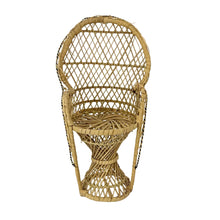 Load image into Gallery viewer, Doll Sized Peacock Chair