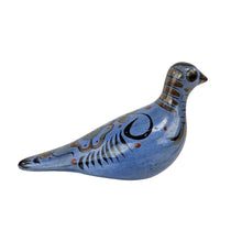 Load image into Gallery viewer, Blue Mexican Pottery Bird