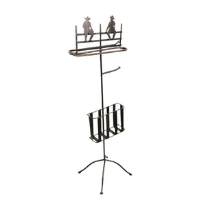 Western Iron Towel Rack