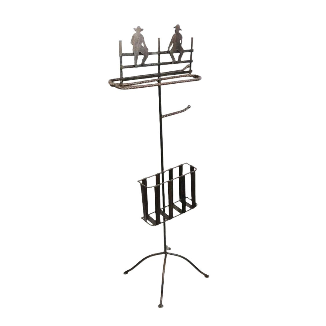 Western Iron Towel Rack