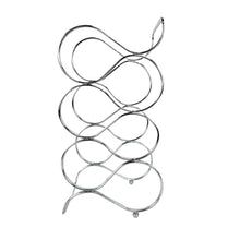 Load image into Gallery viewer, Wavy Chrome Wine Rack
