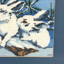 Load image into Gallery viewer, Snow Bunnies Needlepoint