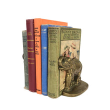 Load image into Gallery viewer, Brass Elephant Bookends