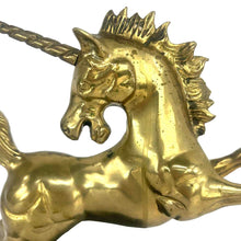 Load image into Gallery viewer, Brass Unicorn on Marble Base