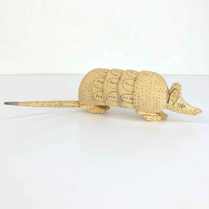 Carved Wooden Armadillo