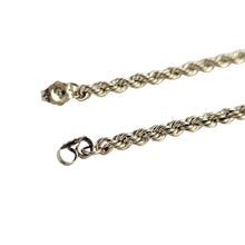 Load image into Gallery viewer, Sterling Rope Chain Earrings