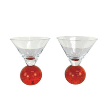 Load image into Gallery viewer, Modern Ball Martini Glasses